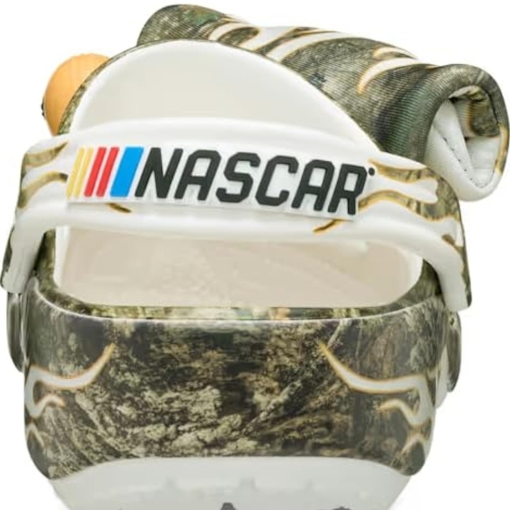 Crocs Nascar Realtree Classic Clog Camo Racing Flames Limited Edition Men Size 6 - Picture 3 of 4